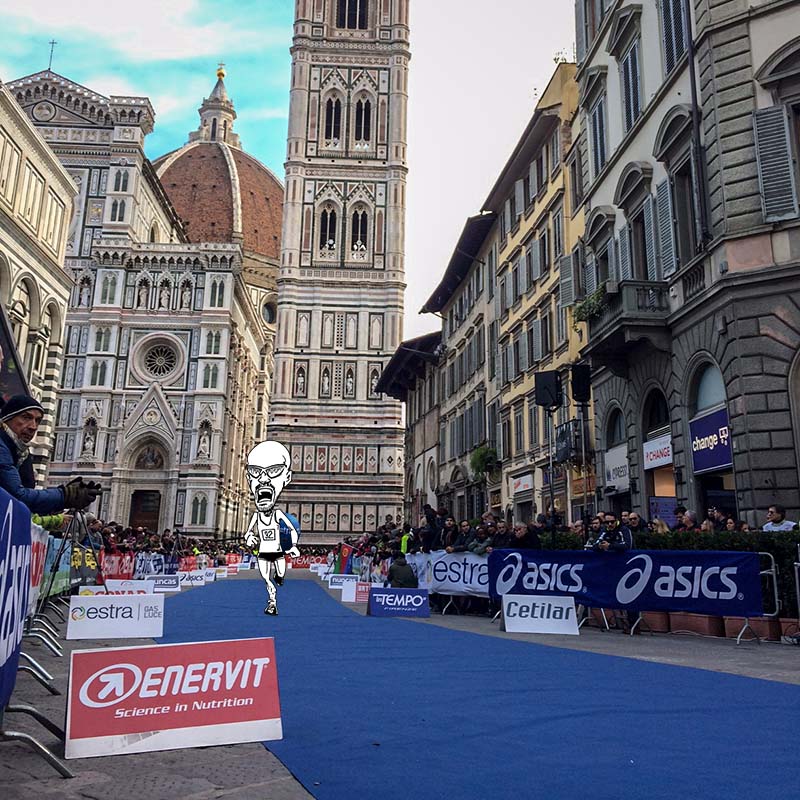 Alla fine Firenze Marathon