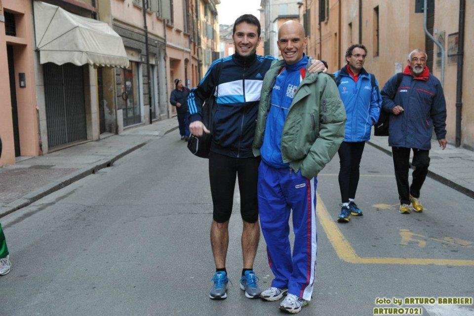 Maratona di Reggio Emilia Io e Iacopo
